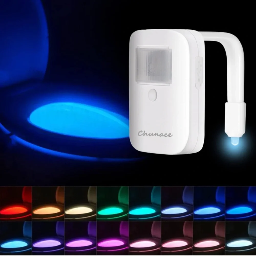 Chunace 16 color toilet night light - Picture 2 of 9